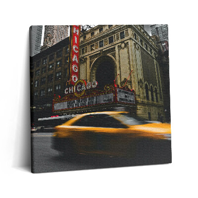 Tablou pe pânză canvas 60x60 Teatrul din Chicago