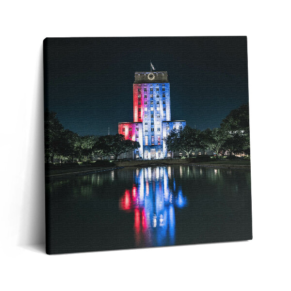 Tablou pe pânză canvas 60x60 Primăria orașului Houston