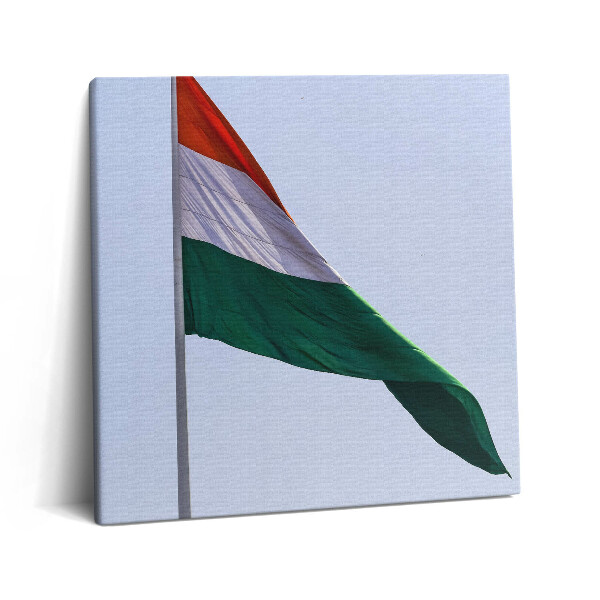 Tablou pe pânză canvas 60x60 steagul maghiar