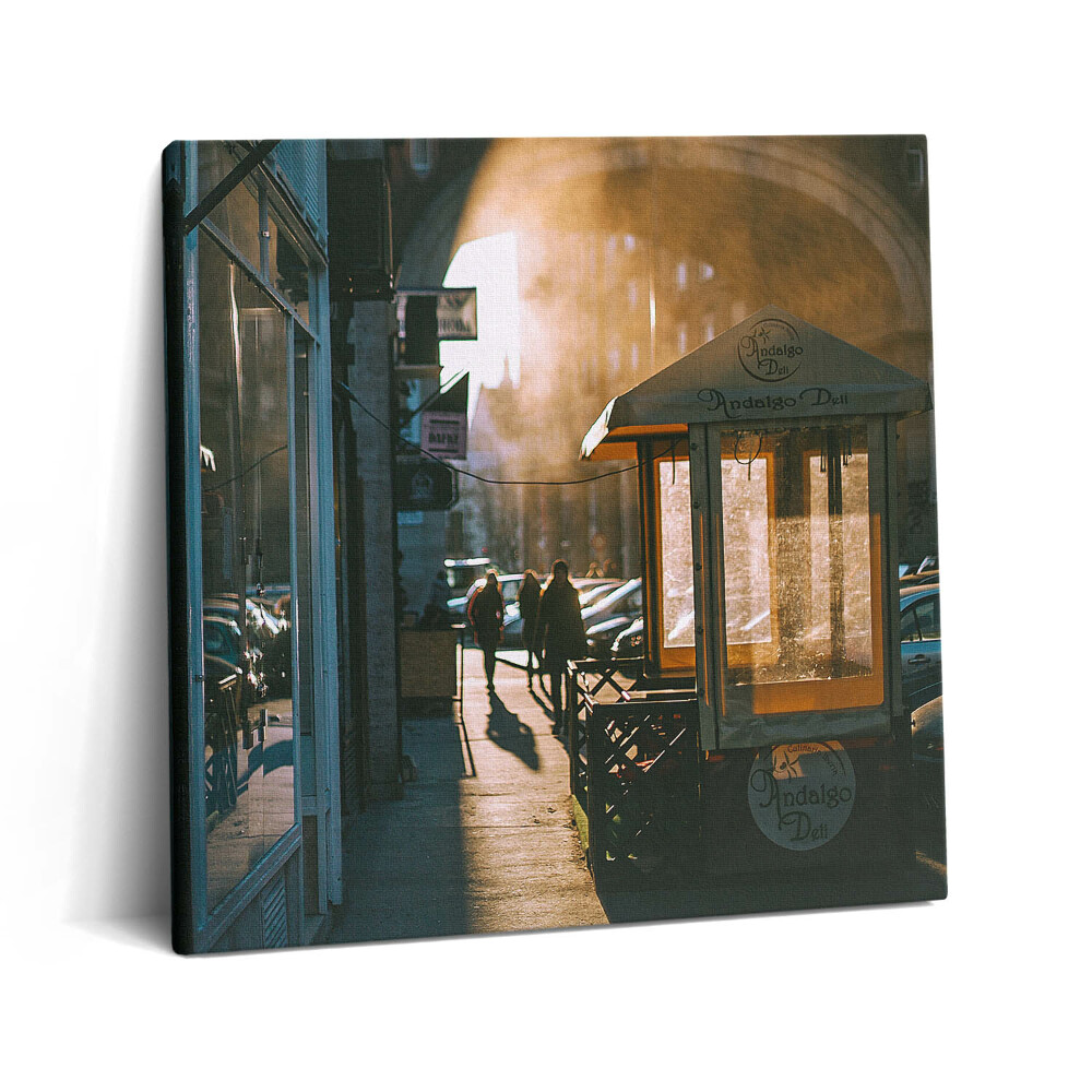 Tablou pe pânză canvas 60x60 Oraș în est