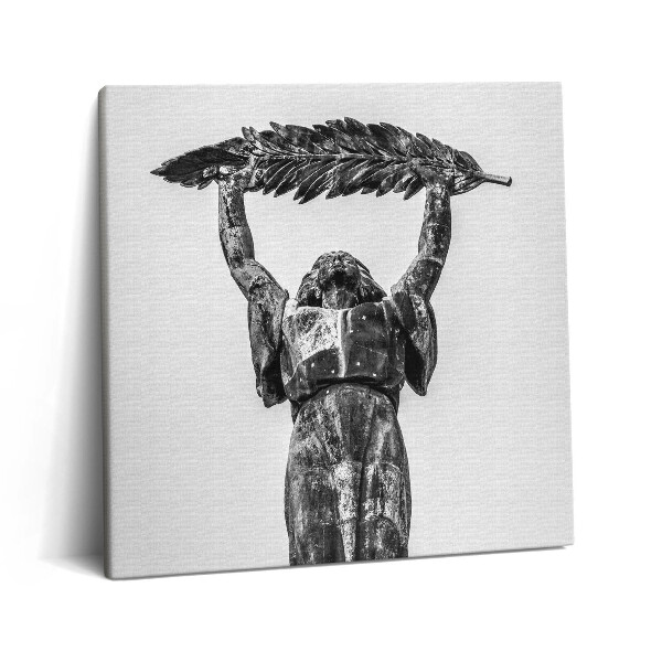 Tablou pe pânză canvas 60x60 Statuia Libertății din Budapesta