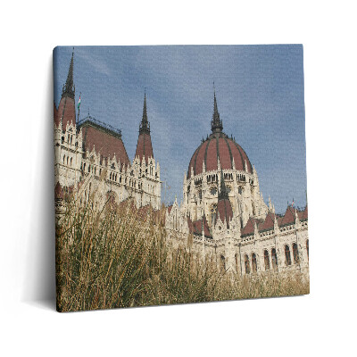 Tablou pe pânză canvas 60x60 Parlamentul din Budapesta