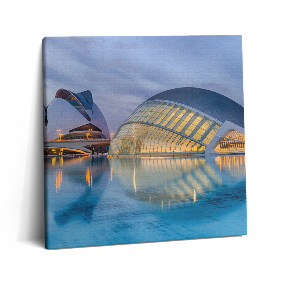 Tablou pe pânză canvas 60x60 Orașul Apusului de Soare