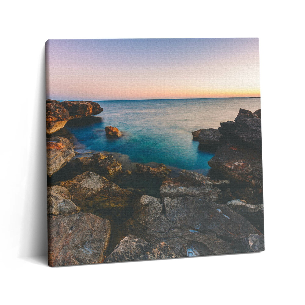 Tablou pe pânză canvas 60x60 Peisaj mediteranean