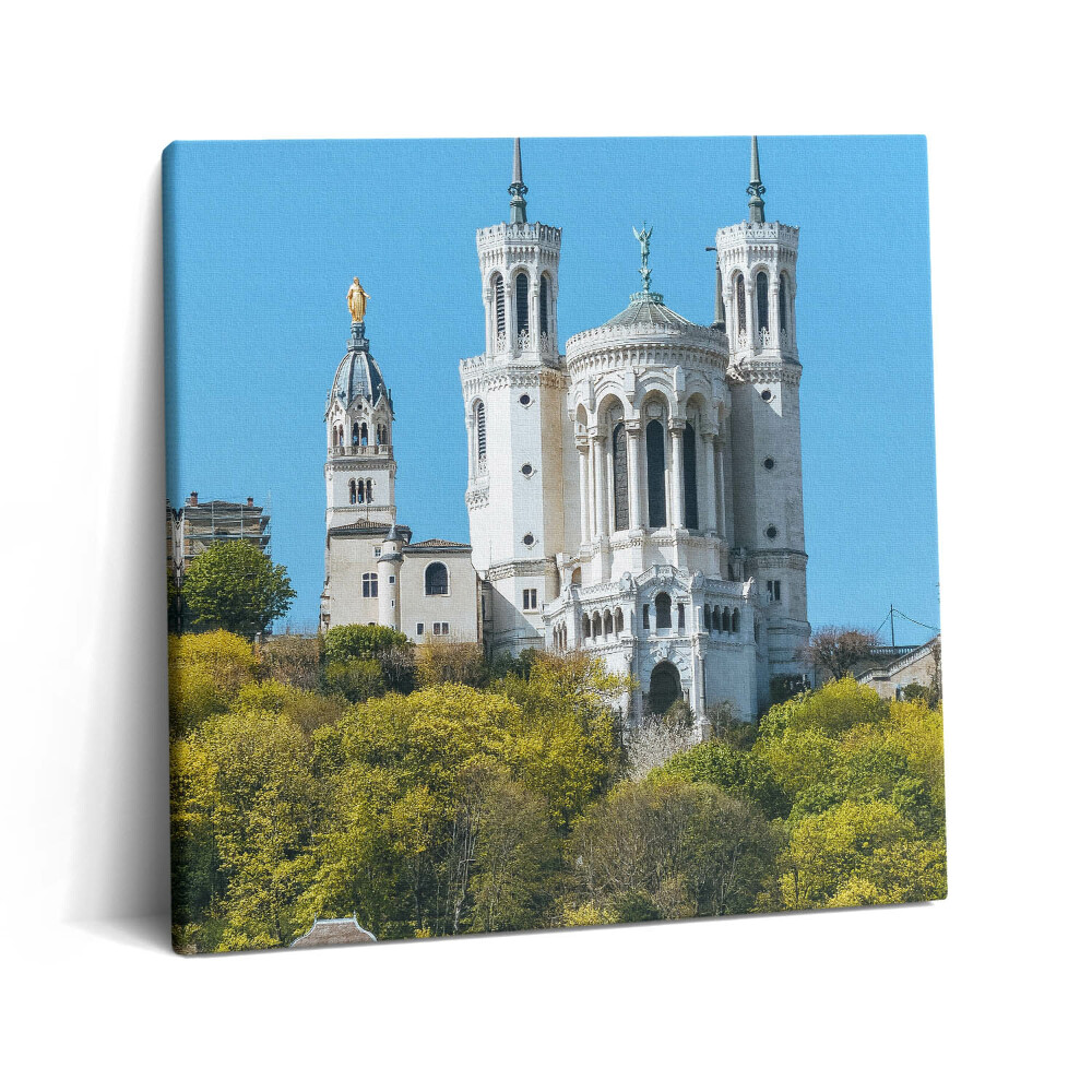 Tablou pe pânză canvas 60x60 Bazilica Notre-Dame