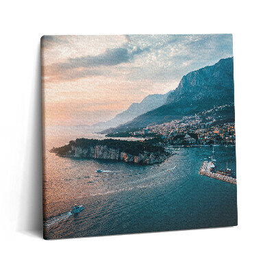 Tablou pe pânză canvas 60x60 Insulă în Croația