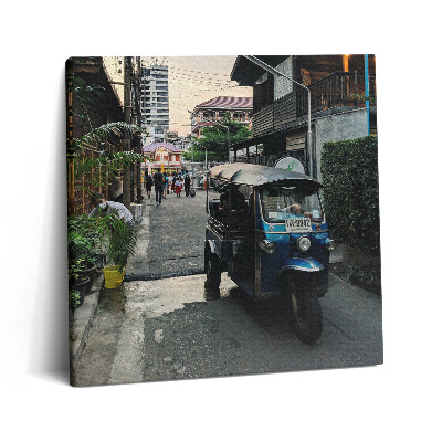Tablou pe pânză canvas 60x60 Tuk-tuk în Thailanda