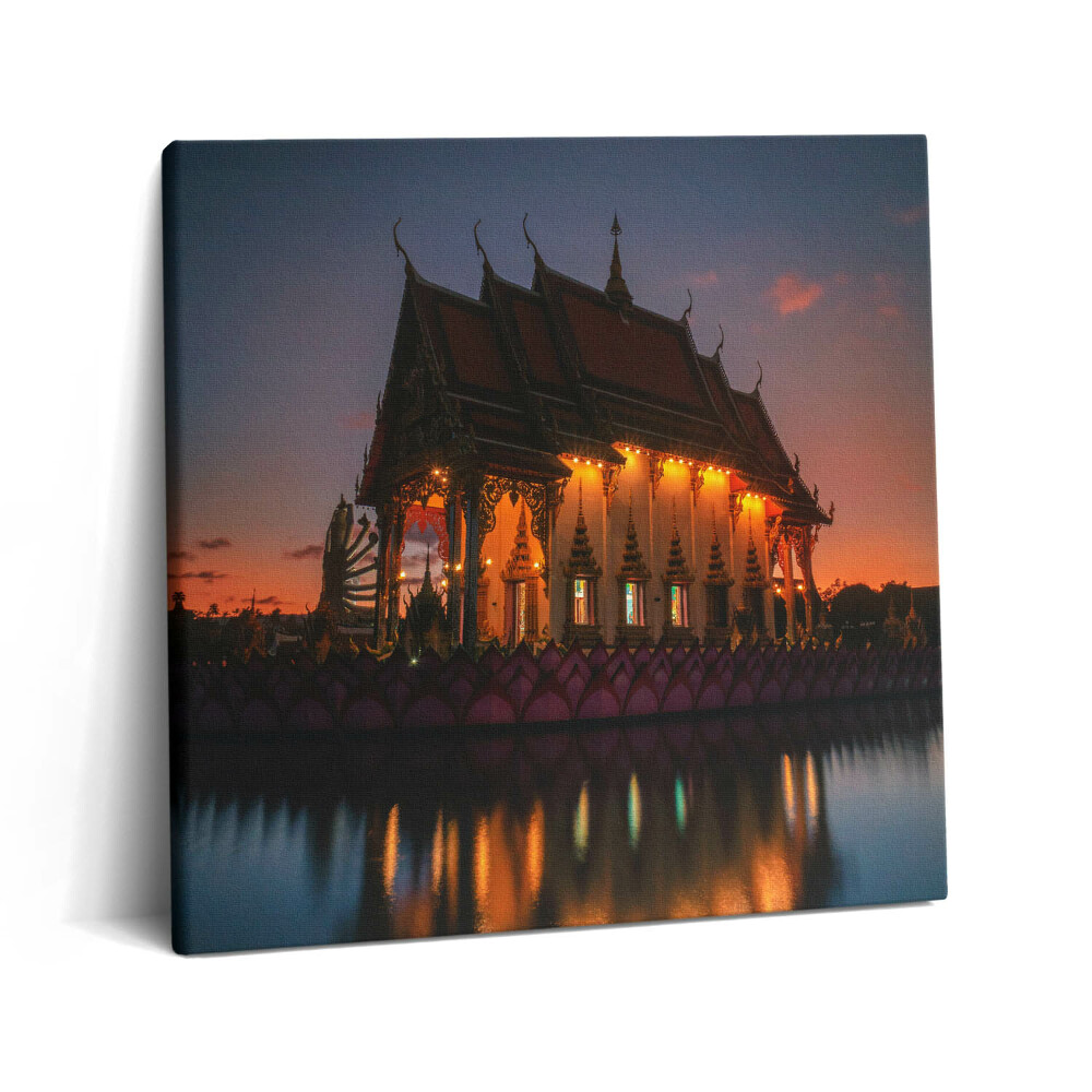 Tablou pe pânză canvas 60x60 Templul din Bangkok