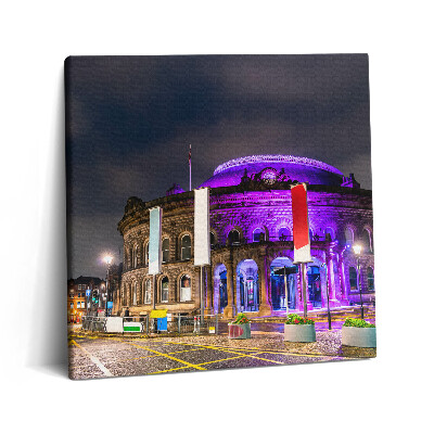 Tablou pe pânză canvas 60x60 Bursa de Cereale din Leeds, Anglia