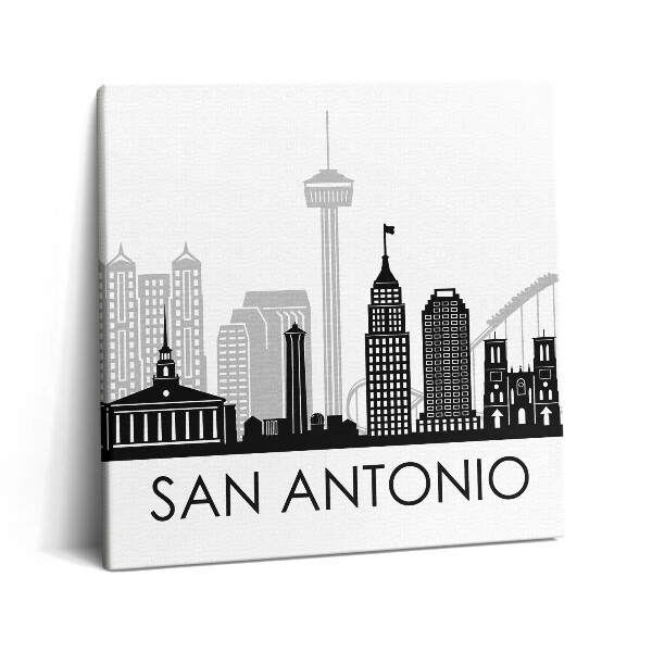 Tablou pe pânză canvas 60x60 Orașul San Antonio, Texas