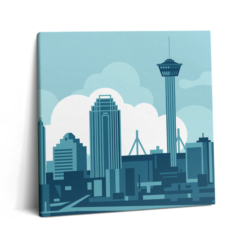Tablou pe pânză canvas 60x60 Arhitectură San Antonio SUA