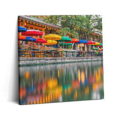 Tablou pe pânză canvas 60x60 Râul San Antonio