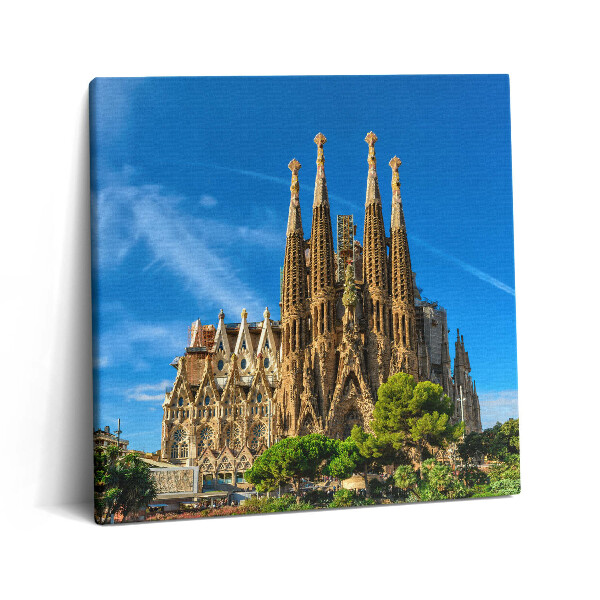 Tablou pe pânză canvas 60x60 Catedrala Sagrada Familia