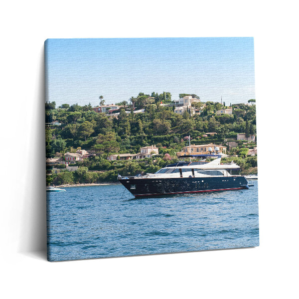 Tablou pe pânză canvas 60x60 Saint-Tropez în Provence, Franța