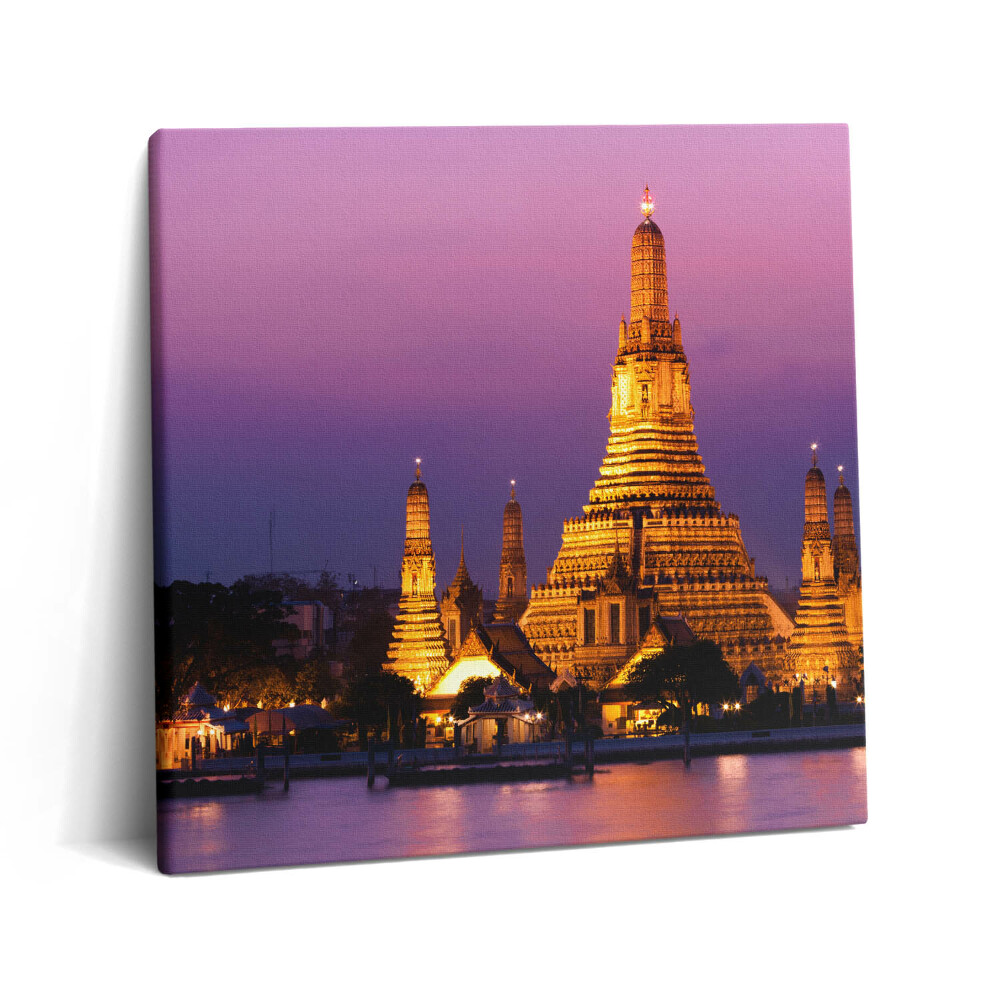 Tablou pe pânză canvas 60x60 Templu în Bangkok, Thailanda