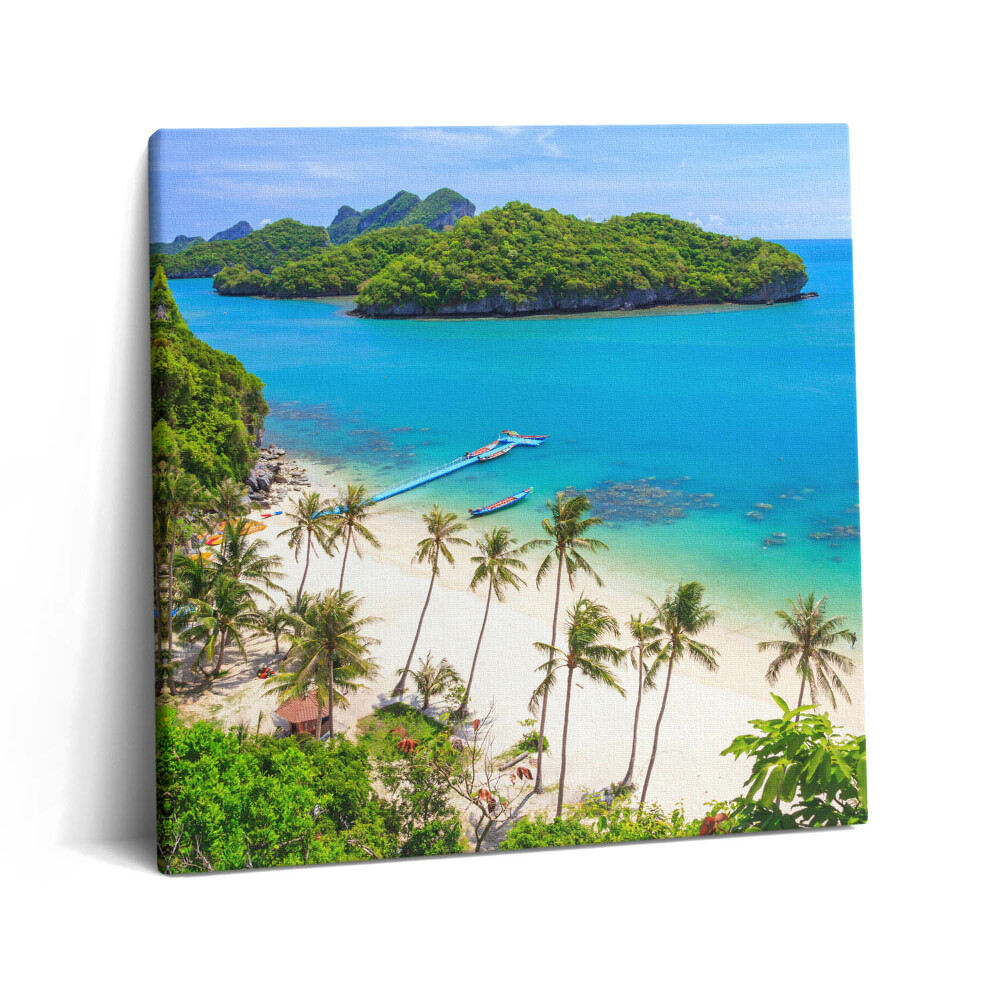 Tablou pe pânză canvas 60x60 Parcul Național Koh Samui din Thailanda