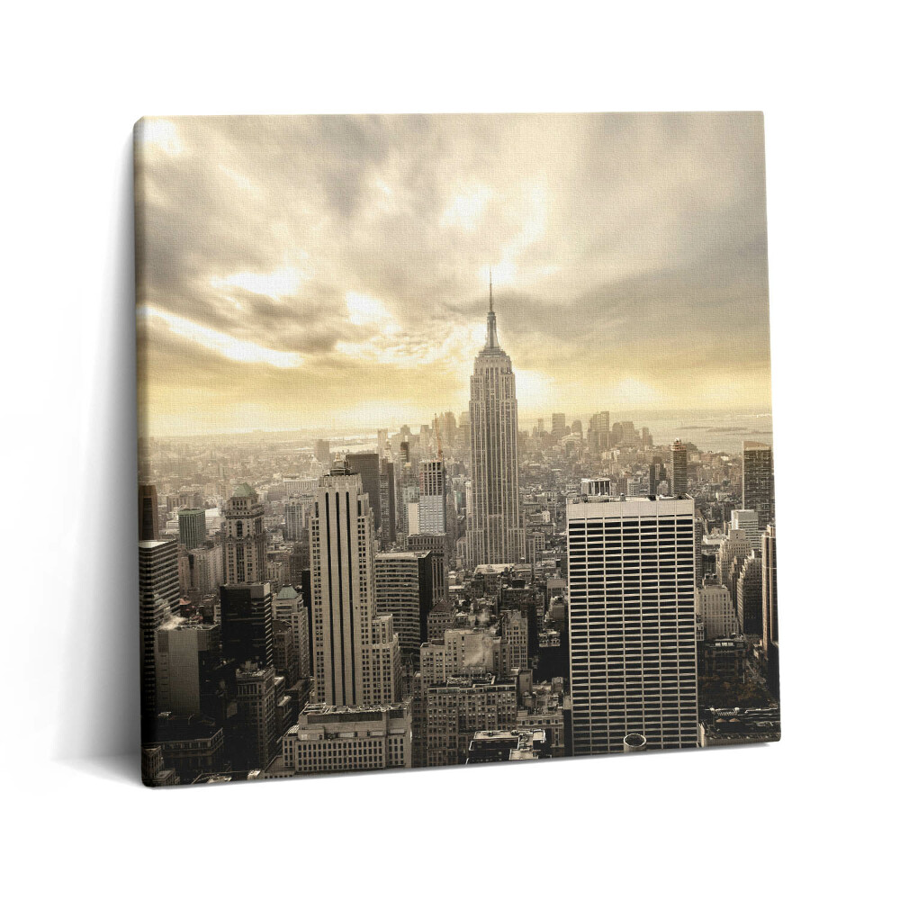 Tablou pe pânză canvas 60x60 Panoramă a clădirii Empire State