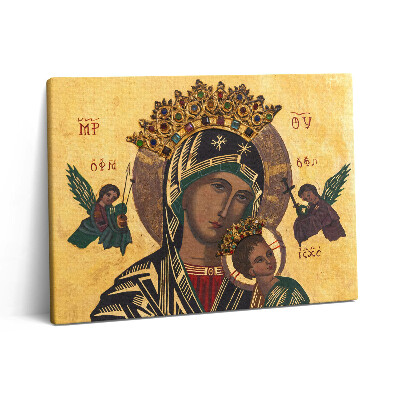 Pictură pe pânză 80x60 Doamna Noastră a Ajutorului Perpetuu