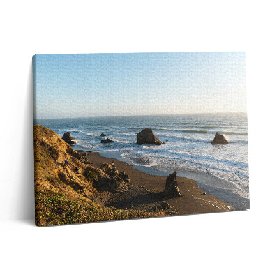 Pictură pe pânză 80x60 Peisaj de pe litoral