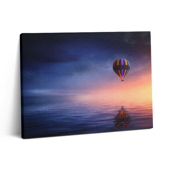 Pictură pe pânză 80x60 Balon deasupra apei