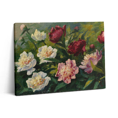 Pictură pe pânză 80x60 Am pictat flori frumoase