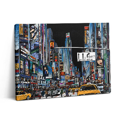 Pictură pe pânză 80x60 O viziune comică în New York