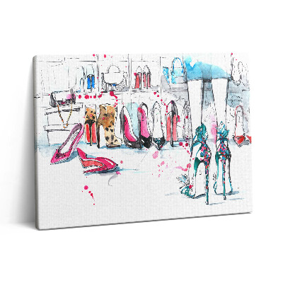 Pictură pe pânză 80x60 Elementul feminității