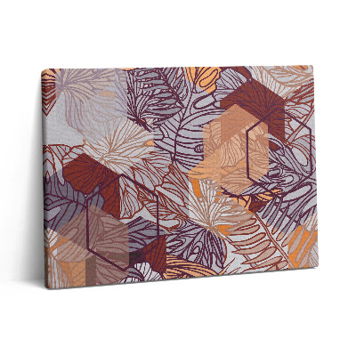 Pictură pe pânză 80x60 Abstracție geometrică