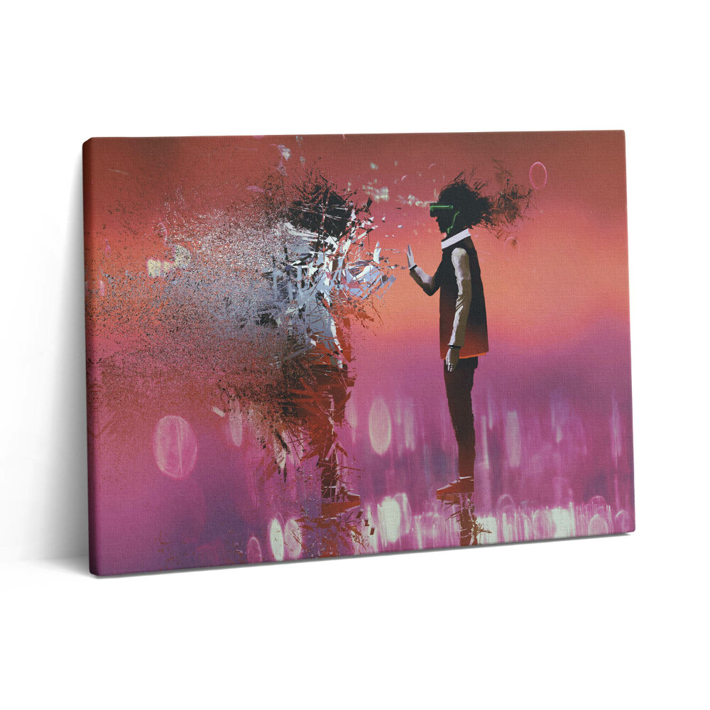 Pictură pe pânză 80x60 Cyberspațiul - o stare de spirit