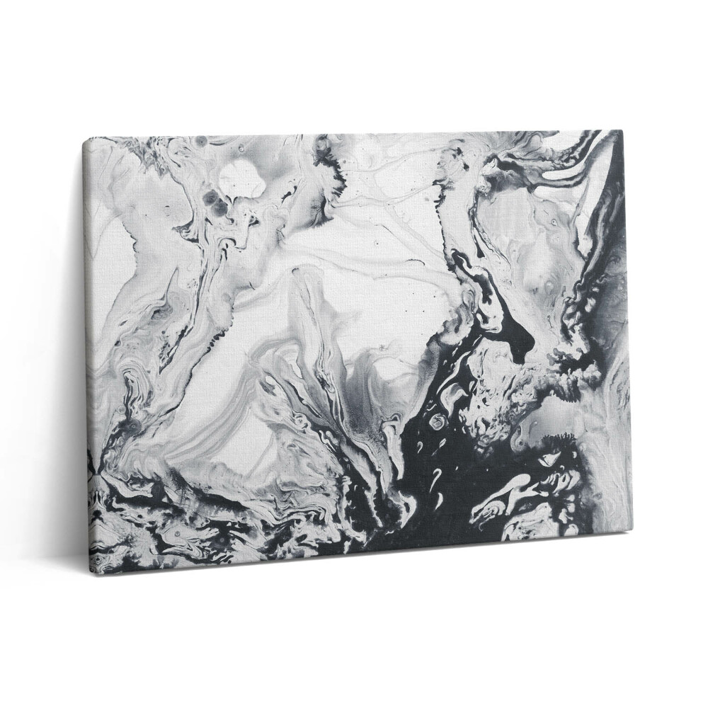 Pictură pe pânză 80x60 Abstractizare cu cerneală - Marble Ink