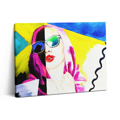 Pictură pe pânză 80x60 O femeie cu două fețe