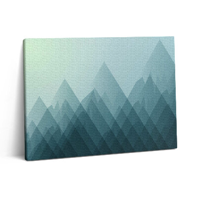 Pictură pe pânză 80x60 Compoziția geometrică a figurilor