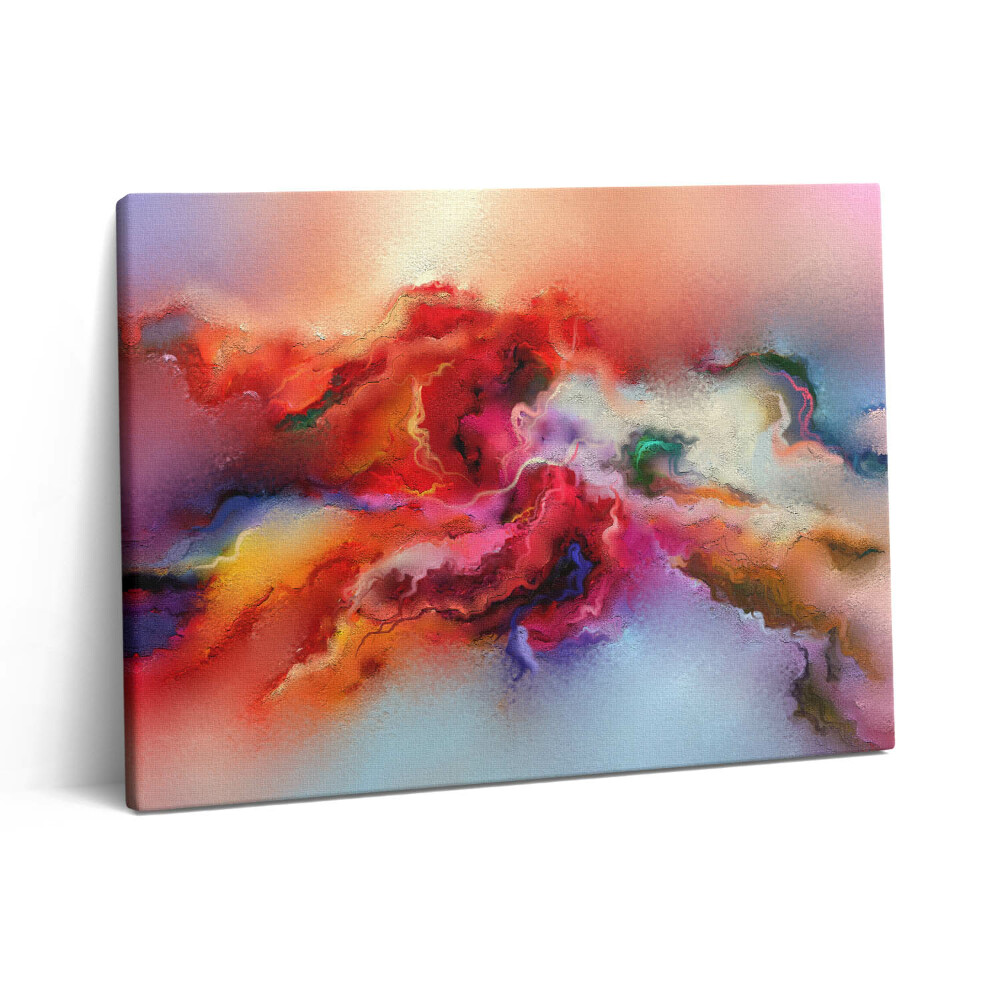 Pictură pe pânză 80x60 Vopsea vărsată