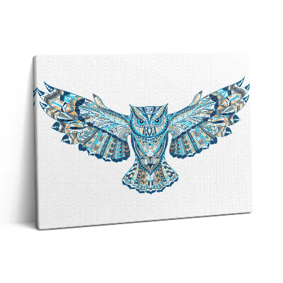 Pictură pe pânză 80x60 Bufniță în zbor