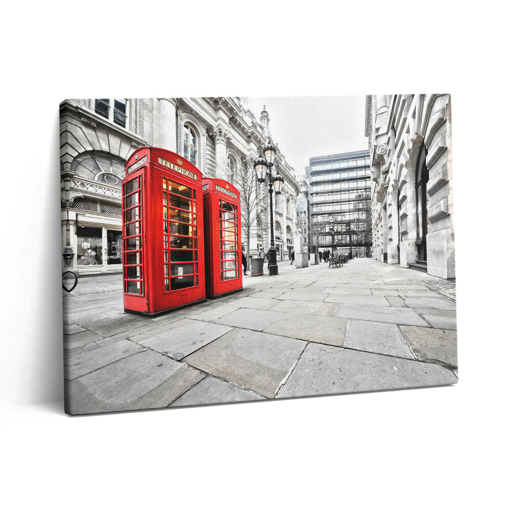 Pictură pe pânză 80x60 Cabine telefonice roșii Londra