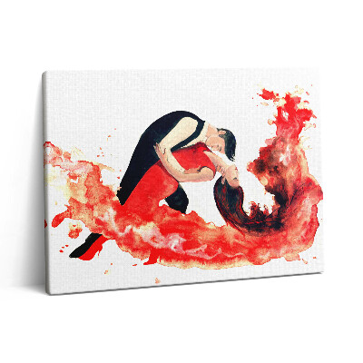 Pictură pe pânză 80x60 Tango senzual plin de emoții