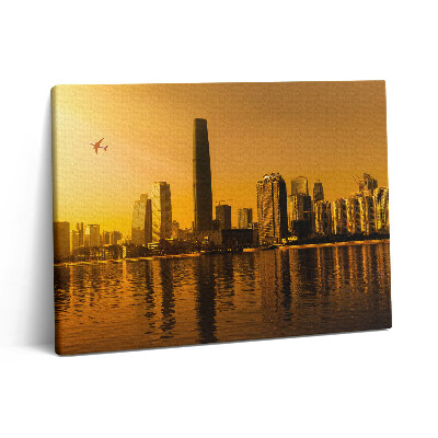 Pictură pe pânză 80x60 Râul Zhujiang din China