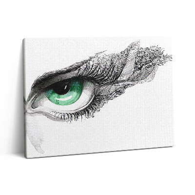 Pictură pe pânză 80x60 Abstracția ochiului uman