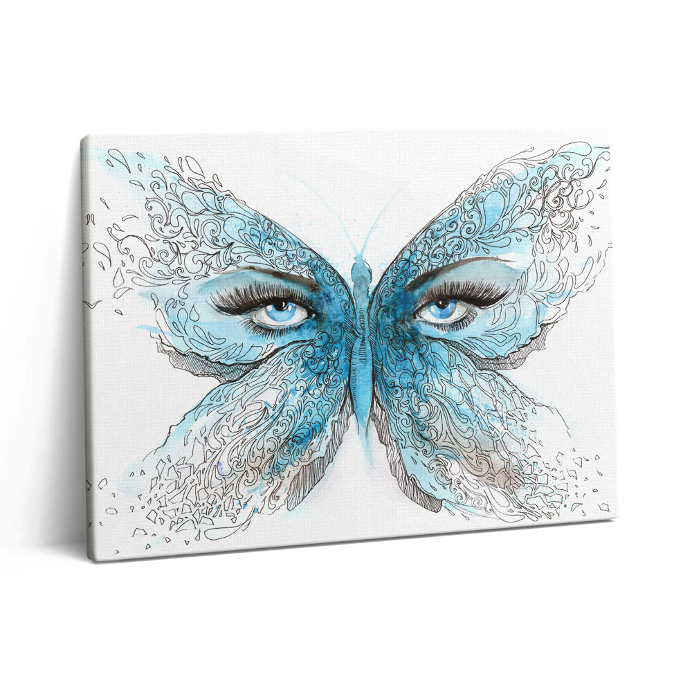Pictură pe pânză 80x60 Față de fluture