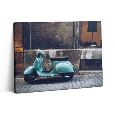 Pictură pe pânză 80x60 Scuter în Palma de Mallorca