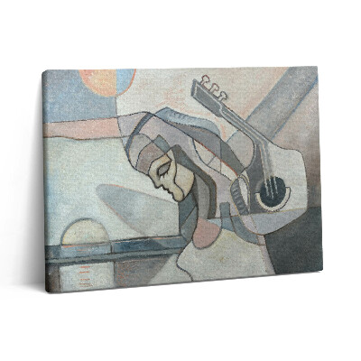 Pictură pe pânză 80x60 Pictură abstractă a unei femei