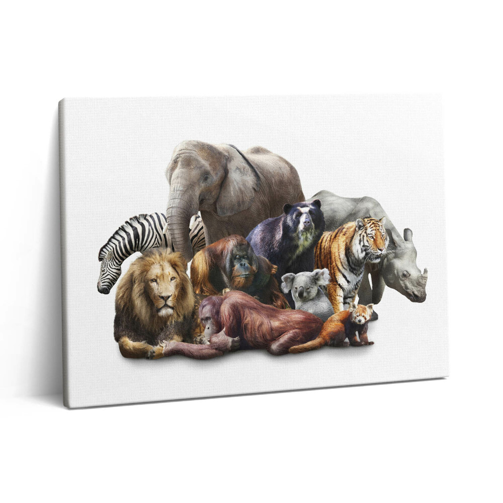 Pictură pe pânză 80x60 Natură sălbatică