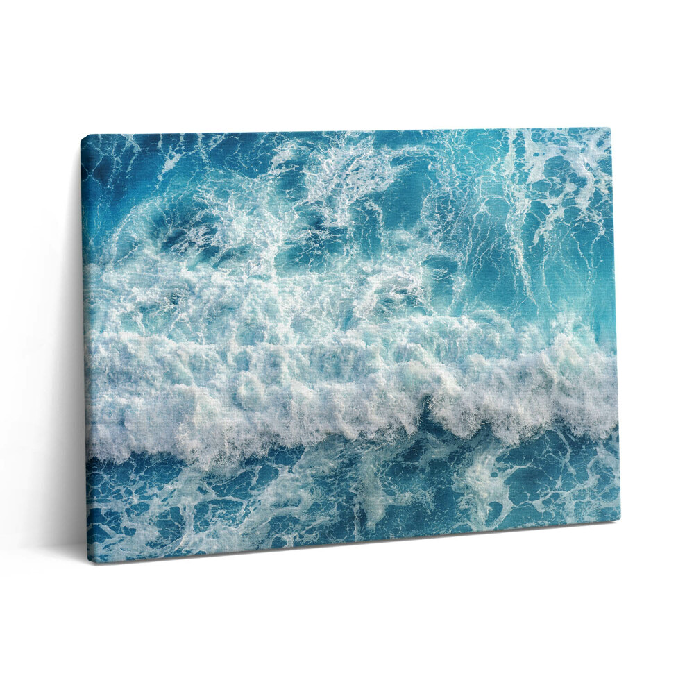 Pictură pe pânză 80x60 Valurile mării