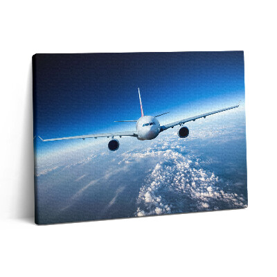 Pictură pe pânză 80x60 Avion deasupra norilor