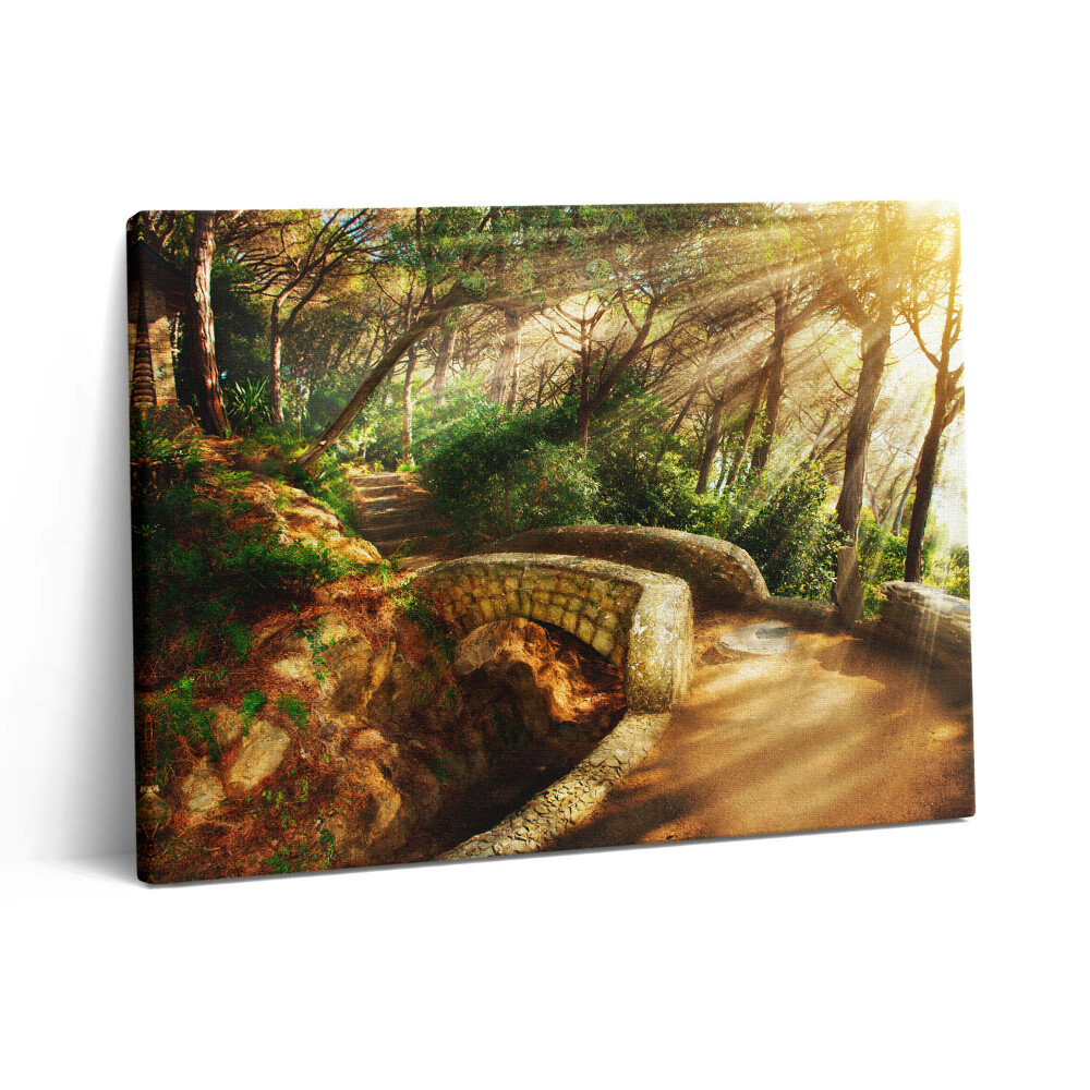 Pictură pe pânză 80x60 Podul antic de piatră