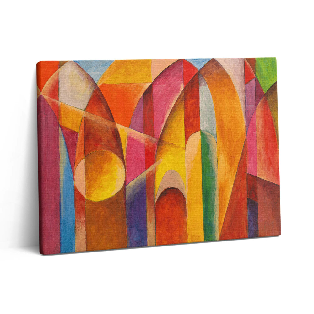 Pictură pe pânză 80x60 Artă abstractă colorată