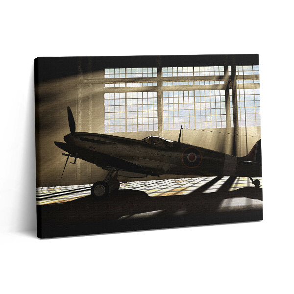 Pictură pe pânză 80x60 Spitfire al Doilea Război Mondial