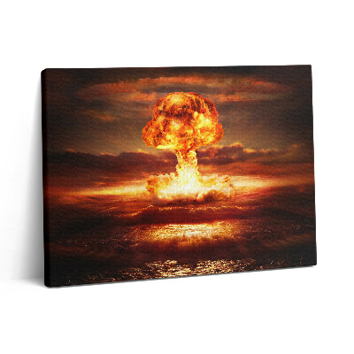 Pictură pe pânză 80x60 Explozia bombei atomice