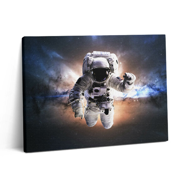 Pictură pe pânză 80x60 Astronautul în spațiu