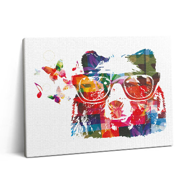 Pictură pe pânză 80x60 Cap de urs